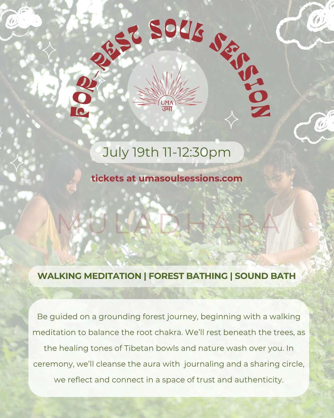 For-Rest Soul Session - Guided Walking Meditation, Healing Sound Bath and Sharing Circle